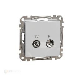 Sedna - TV R zásuvka průběžná 7dB alu *SDD113474R Schneider electric