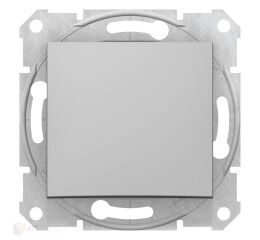 Sedna - Spínač jednopólový, ř. 1, alu  SDN0100160 Schneider electric