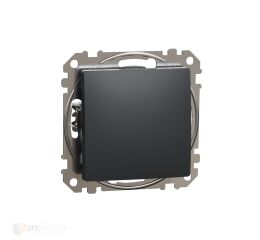 Sedna -  Tlačítko 1/0 antracit *SDD114111 Schneider electric