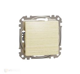 Sedna - Tlačítko 1/0 bříza *SDD180111 Schneider electric