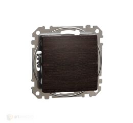 Sedna - Spínač jednopólový ř.1 wenge *SDD181101 Schneider electric
