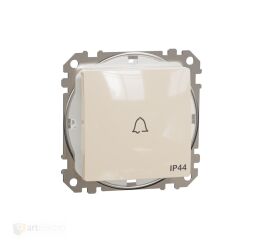 Sedna - Tlačítko 1/0 "zvonek" IP44 béžová *SDD212131 Schneider electric