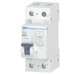 Proudový chránič s nadproudovou ochranou OLE-25B-1N-030AC *OEZ:38317