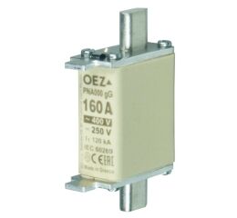 Pojistková vložka *PNA000 160A gG  OEZ