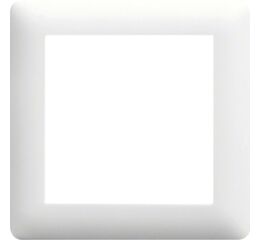 Hager WL5010 Rámeček 1-násobný, lumina soul, bílá lesk