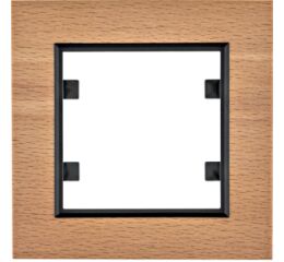 Hager WL9015 Rámeček 1-násobný, lumina passion, dřevo buk