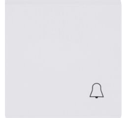 Hager WL6010 Klapka, se symbolem „Zvonek”, bílá lesk