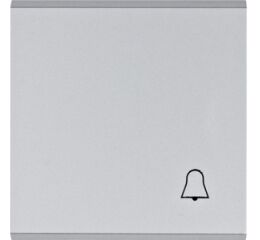 Hager WL6012 Klapka, se symbolem „Zvonek”, stříbrná mat