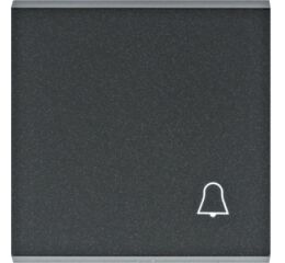 Hager WL6013 Klapka, se symbolem „Zvonek”, černá mat