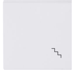 Hager WL6030 Klapka, se symbolem „Schodiště”, bílá lesk