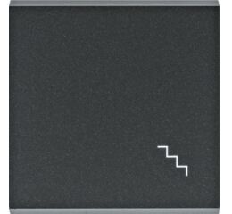 Hager WL6033 Klapka, se symbolem „Schodiště”, černá mat