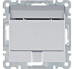 Hager WL0512 Spínač hotelové karty, stříbrná mat