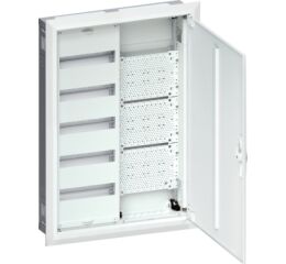 Hager FWU52K2 Rozvaděč zapuštěný FWU IP30, tř. ochr.II, multimediální, 800x550x112, 60 mod. + MP, plné dveře