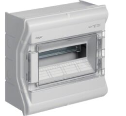 Hager VE112L Rozvodnice nástěnná vector II, IP65, 1-řadá, 12 mod.