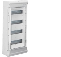 Hager VE412SN Rozvodnice nástěnná UV-stabilní vector II, IP65, 3-řadá 48 mod., bez perforace