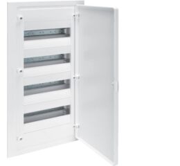 Hager VF412PD Rozvodnice zapuštěná golf, IP40, 4-řadá, 48 mod., plná dvířka