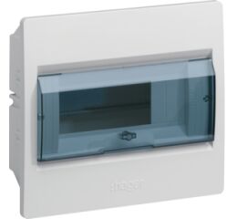 Hager VR108TD Rozvodnice zapuštěná cosmos, IP40, 1-řadá, 8 mod., transp. dvířka