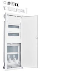 Hager VU602NWH Rozvodnice volta hybrid zapuštěná, 24 mod., s 2 MP, plechová perf. dvířka