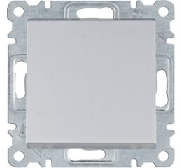 Hager WL0032 Přepínač křížový, řazení 7, stříbrná mat