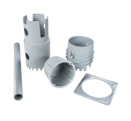 Kopos *KEFZ 80/VDZ_KB KRABICE EL.FIN.ZAT.-VRTÁK SVĚTLE ŠEDÁ/VRTACÍ MONTÁŽNÍ PŘÍPRAVEK