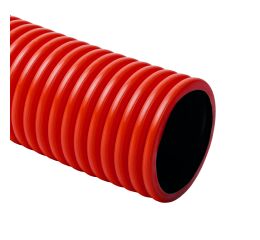 Chránička KOPOFLEX 40 červená návin 50m trubka ohebná dvouplášťová korugovaná *KF 09040 Kopos