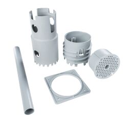 Kopos *MDFZ 80/VDZ_KB DESKA MONT.FIN.ZAT.-VRTÁK SVĚTLE ŠEDÁ/VRTACÍ MONTÁŽNÍ PŘÍPRAVEK