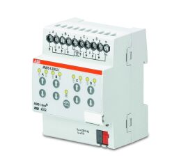 Řadový žaluziový akční člen 4násobný, 230 V AC, manuální ovládání   JRA/S4.230.2.1