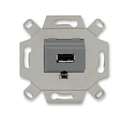 Zásuvka komunikační přímá USB (0230-0-0420); šedá; 0261/13-500*2CKA000230A0420