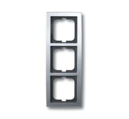 Solo® 2CKA001754A4106 rámeček trojnásobný, pro vodorovnou i svislou montáž barva chromová matná ABB