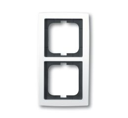 Solo® 2CKA001754A4110 rámeček dvojnásobný, pro vodorovnou i svislou montáž barva studio bílá ABB