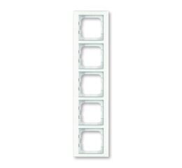 Busch-axcent® *2CKA001754A4441 rámeček pětinásobný, pro vodorovnou i svislou montáž barva bílé sklo ABB