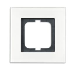 Solo®carat 2CKA001754A4442 rámeček jednonásobný barva bílé sklo ABB