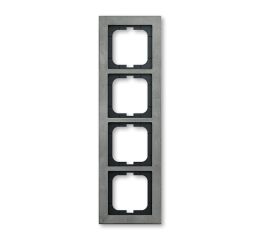 Busch-axcent® *2CKA001754A4798 rámeček čtyřnásobný, pro vodorovnou i svislou montáž barva beton ABB