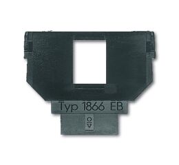 Maska nosná - 1x komunikační zásuvka *2CKA001764A0174 černá ABB