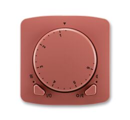 Tango 3292A-A10101 R2 termostat univerzální s otočným nastavením teploty (ovl. jednotka)barva vřesová červená *ABB