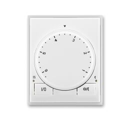 Element® 3292E-A10101 01 termostat univerzální s otočným nastavením teploty (ovl. jednotka) barva bílá / ledová bílá ABB
