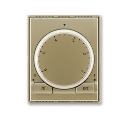 Time® 3292E-A10101 33 termostat univerzální s otočným nastavením teploty (ovl. jednotka) barva šampaňská ABB