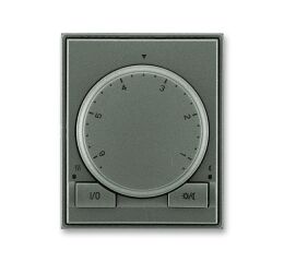 Time® 3292E-A10101 34 termostat univerzální s otočným nastavením teploty (ovl. jednotka) barva antracitová ABB