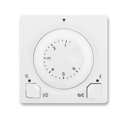 Swing® 3292G-A10101 B1 termostat univerzální s otočným nastavením teploty (ovl. jednotka)barva jasně bílá *ABB