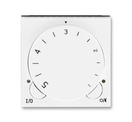 Levit® 3292H-A10101 01 termostat  univerzální s otočným nastavením teploty (ovl. jednotka) barva  bílá / ledová bílá * ABB