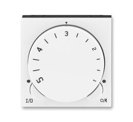 Levit® 3292H-A10101 62 termostat  univerzální s otočným nastavením teploty (ovl. jednotka)barva  bílá / kouřová černá * ABB