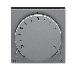 Levit®M 3292H-A10101 69 termostat univerzální s otočným nastavením teploty (ovl. jednotka) barva ocelová / kouřová černá ABB