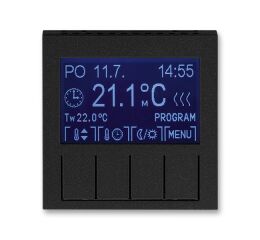 Levit®M 3292H-A10301 63 termostat univerzální programovatelný (ovládací jednotka) barva onyx / kouřová černá ABB