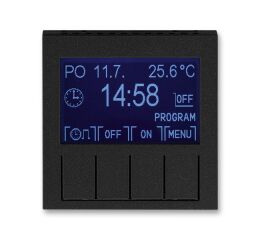 Levit®M 3292H-A20301 63 hodiny spínací programovatelné (ovládací jednotka) barva onyx / kouřová černá ABB