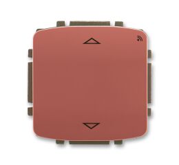 Tango 3299A-A33108 R2 spínač žaluziový s krátkocestným ovladačem, s RF přijímačem, 868 MHz barva vřesová červená *ABB