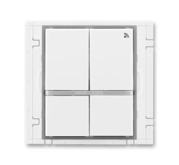 Element® 3299E-A11908 04 vysílač RF signálu čtyřtlačítkový, nástěnný, 868 MHz barva bílá / ledová šedá ABB