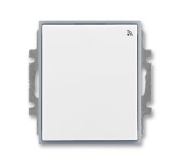 Element® 3299E-A23108 04  spínač s krátkocestným ovladačem, s přijímačem RF signálu, 868 MHz barva bílá / ledová šedá ABB