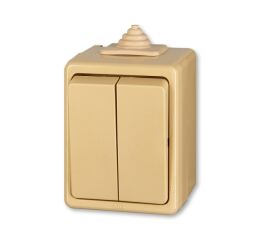 Praktik 3553-05929 D IP44 vypínač lustrový, sériový řazení 5 béžový ABB