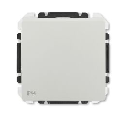Swing® 3557G-A80940 S1 ovládač zapínací, s krytem, řazení 1/0, s drápky, IP44 barva světle šedá *ABB