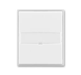 Element® 3558E-A00610 01 kryt spínače jednoduchý, s popisovým polem barva bílá / ledová bílá ABB